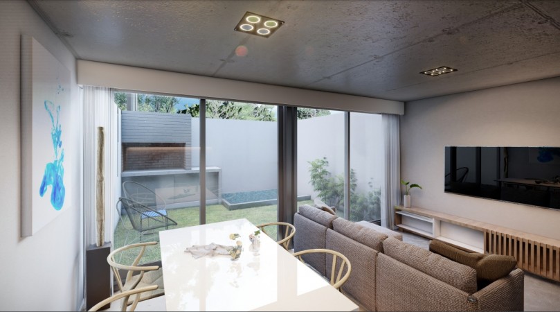 Urquiza 2800, 2 dormitorios, jardin, terraza exclusiva, parrillero y piscina.