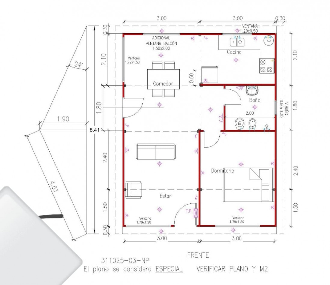 PUEBLO ESTHER, BARRIO JARDINES DE ESTHER, CASA 1 DORMITORIO A TERMINAR - LISTA PARA ESCRITURAR