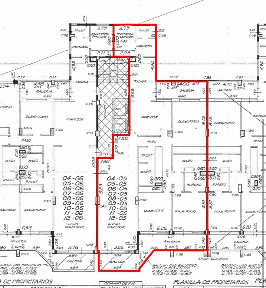 DEPARTAMENTO DE 3 DORMITORIOS, FRENTE , COCHERA Y AMENITIS, - PELLEGRINI 840; PISO 8 