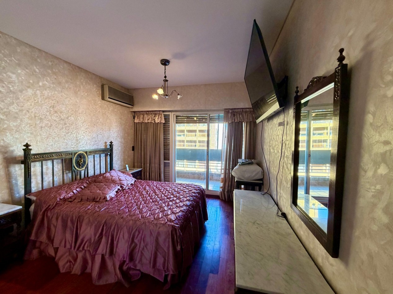 DEPARTAMENTO DE 3 DORMITORIOS, FRENTE , COCHERA Y AMENITIS, - PELLEGRINI 840; PISO 8 