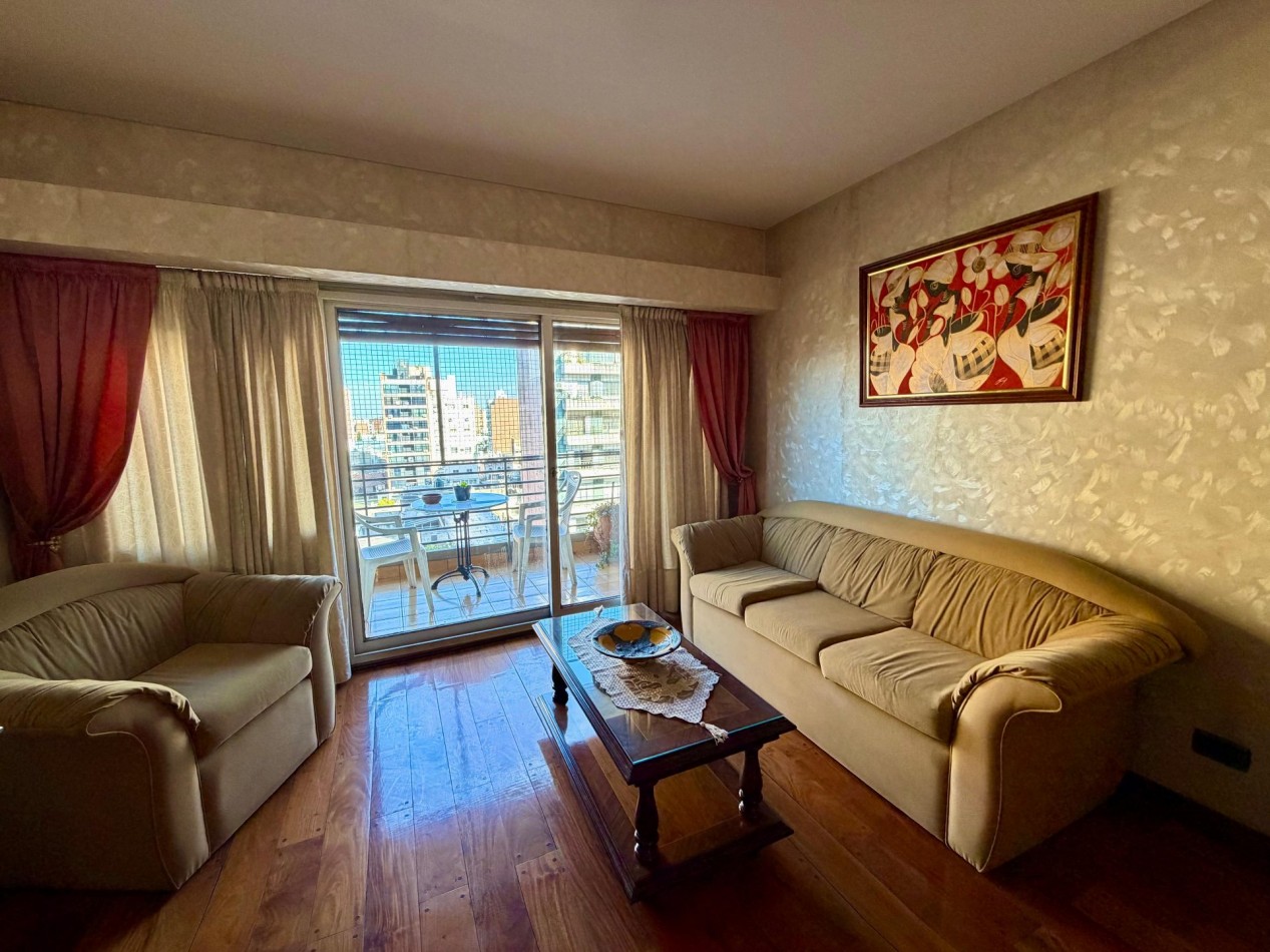 DEPARTAMENTO DE 3 DORMITORIOS, FRENTE , COCHERA Y AMENITIS, - PELLEGRINI 840; PISO 8 